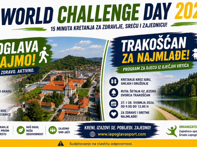 Uključite se u ovogodišnji World Challenge Day u srijedu, 27. svibnja 2026. godine