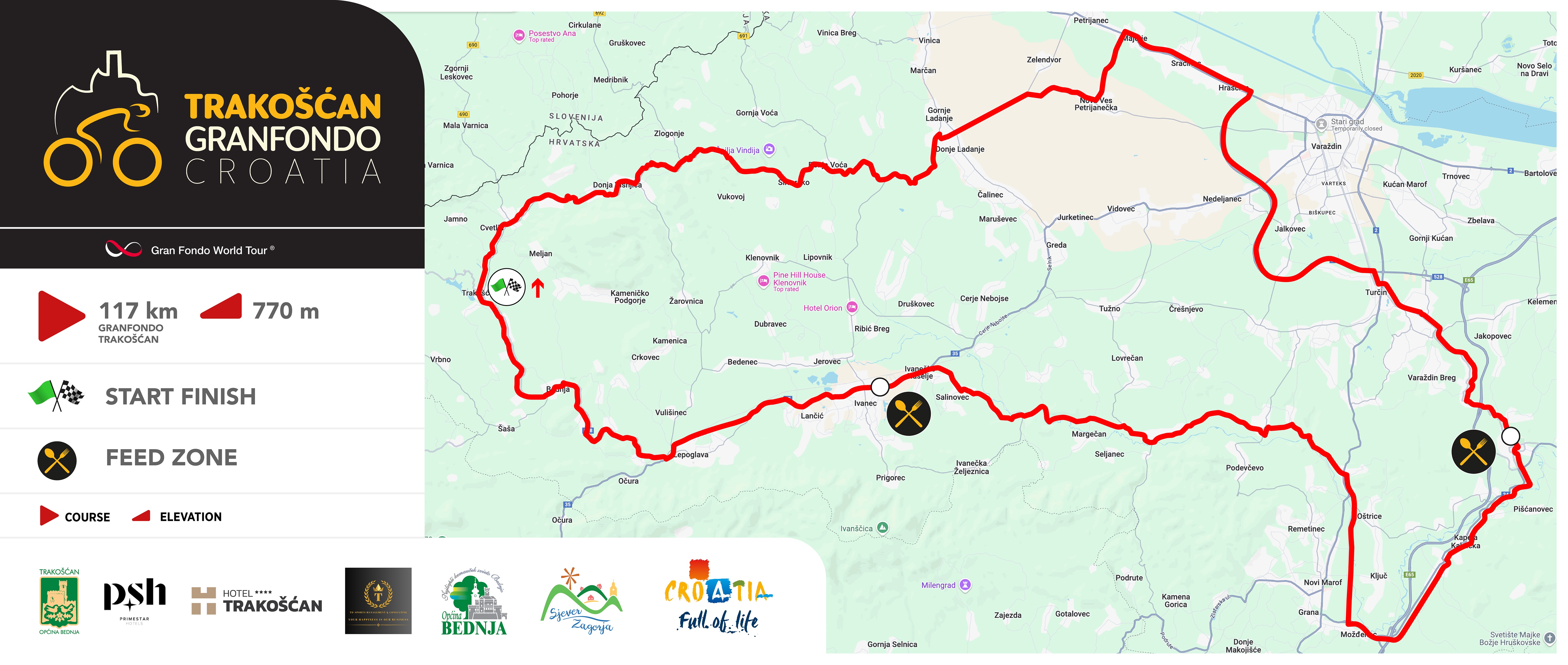 Biciklistička utrka Trakošćan Granfondo donosi privremenu obustavu prometa u Lepoglavi i okolici