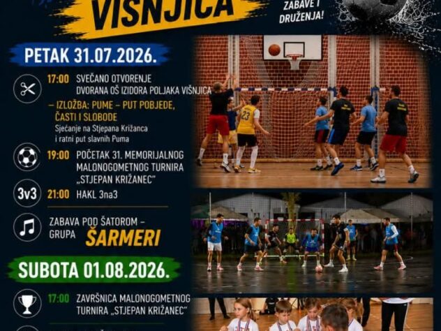 Ovog vikenda u Višnjici će se održati »Dani sporta, zabave i kulture«